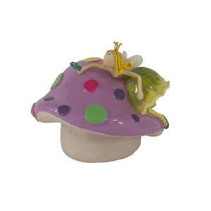  Fairy Princess on Mushroom Piggy Bank   Purple Toys 