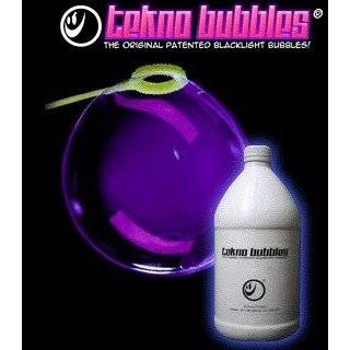Tekno Bubbles   Blue UV Blacklight Reactive   Half Gallon   64 Ounces