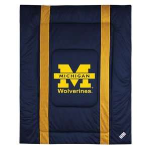 Michigan Wolverines SIDELINE NCAA College Bedding Comforter  