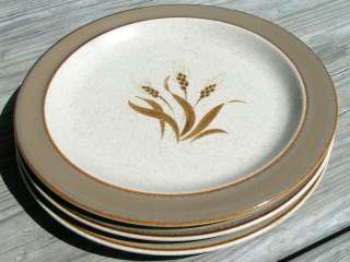 Autumn Wheat by  China LOT 3 SALAD PLATES vintage  