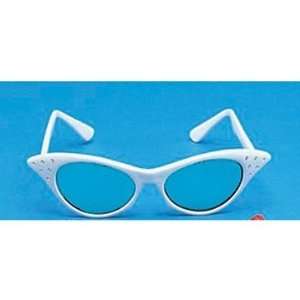  Peter Alan 7583WC 1950s Glasses With White Frames Costume 
