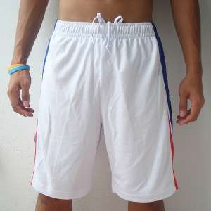 NWT KAPPA Mens Basketball Jersey Shorts White M 28/32  