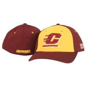  Central Michigan Chippewas 2 Tone Fitted Hat 7 1/4 
