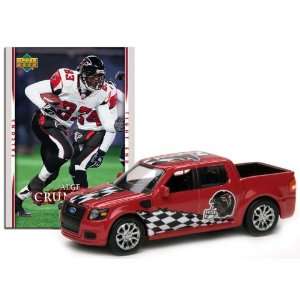 Atlanta Falcons   Alge Crumpler 2007 Upper Deck Collectibles NFL Ford 