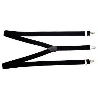 TopTie™ Unisex Elastic Y Back Suspenders 1 inch(3CM) Solid J Clip 