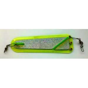   Flasher, Chartreuse with Silver Spot tape