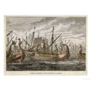  At Salamis the Greek Fleet Defeats the Persian Fleet 