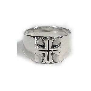   Silver Celtic Iron Cross Mens Ring Size 13(Sizes 9,10,11,12,13,14,15