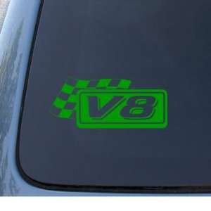  V8   Vintage Muscle Classic   Car, Truck, Notebook, Vinyl 