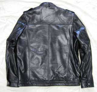 MENS MILITARY LEATHER JACKET (SOFT LAMBSKIN, HOT)  