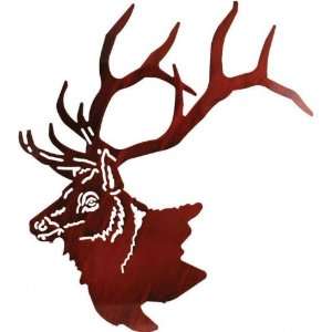  Elk Head Rustic Metal Wall Art   28