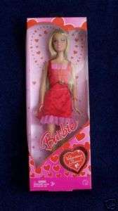 Barbie Valentine Glam 2009 Red Satin Dress NEW NIB  