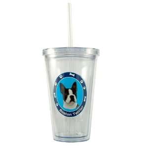   Terrier Insulated Acrylic Tumbler with Lid and Straw