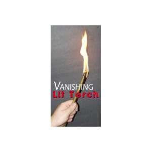    Vanishing Lit Torch   Brass   General Magic trick Toys & Games