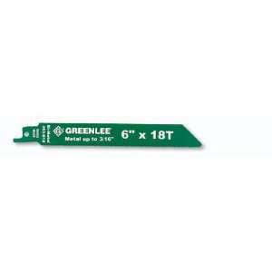  Greenlee 353 618 Reciprocating Saw Blade for Metal LENGTH 