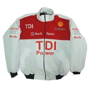  Audi TDI Racing Jacket White and Red