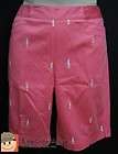   Liz Claiborne Audra PINK Golf Shorts Size 6 Cotton Bermuda #Q79