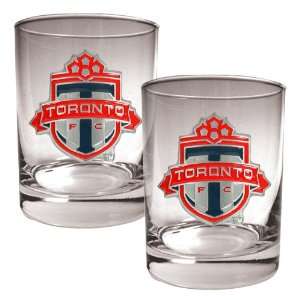  Toronto FC 2pc Rocks Glass Set