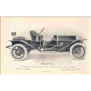  Reprint The Speedwell Model 9 C; A Roadster with a pair of 