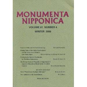  Monumenta Nipponica (Volume 61, Number 4. Winter 2006 