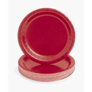  Red Paper Dessert Plates   Tableware & Party Plates 