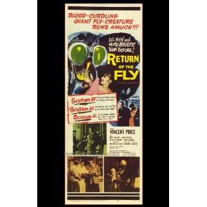  Return of the Fly   Movie Poster   27 x 40