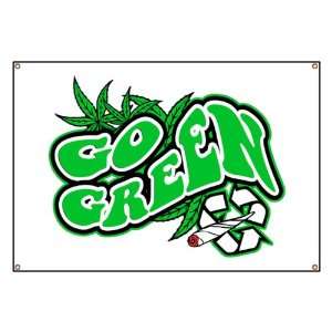 Banner Marijuana Go Green