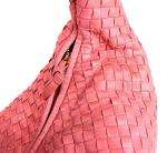 BOTTEGA VENETA Intrecciato Woven Large HOBO Shoulder Bag PINK #4954 