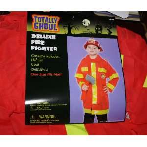  Totally Ghoul Deluxe FireFighter For Ages 3+ One size fits 