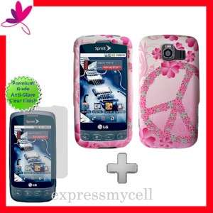 Screen + Case Cover Virgin Mobile LG OPTIMUS V U S FL P  