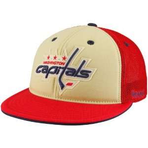   Reebok Washington Capitals Red Natural Pro Shape Mesh Flex Hat Sports