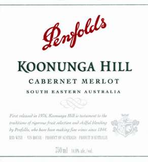 Penfolds Koonunga Hill Cabernet Merlot 2003 