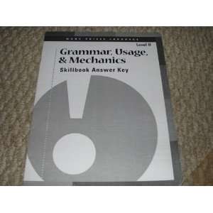 Many Voices Language Grammar, Usage,, & Mechanics Skillbook Answer Key