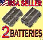 Two (2) Batteries for CANON ZR60 ZR70 ZR80 ZR85 ZR90