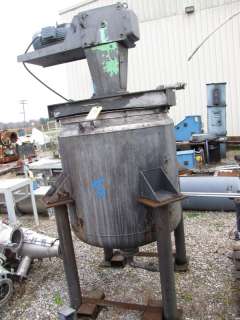 USED 200 GALLON STAINLESS STEEL JACKETED MIX TANK  