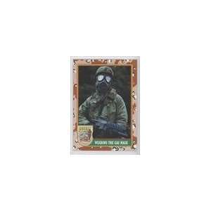   Desert Storm (Trading Card) #76   Wearing the Gas Mask Collectibles