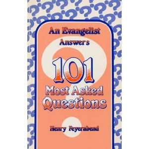   evangelist answers 101 most asked questions Henry Feyerabend Books