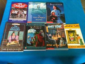 Lot of 7 paperback Childrens chapter books  