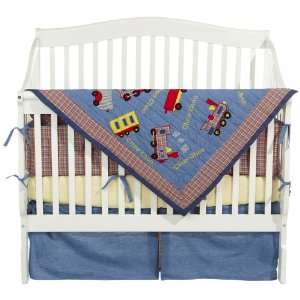  ZZ Baby Choo Choo 4 Piece Crib Bedding Set