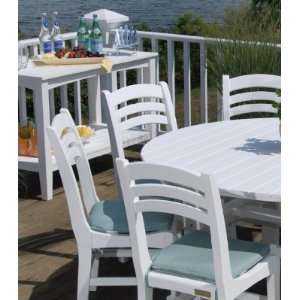   Outdoor Polymer Cafe Dining Side Chair 