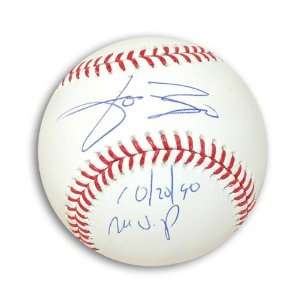  Jose Rijo Autographed MLB Baseball Inscribed 10/20/90 MVP 