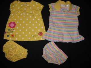   BABY GIRL 12 18 MONTHS SPRING SUMMER CLOTHES Outfits Dresses Play Lot