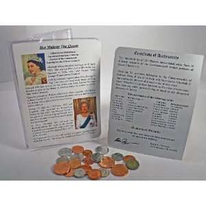   PORTRAITS OF QUEEN ELIZABETH II with certificate,story card and holder