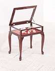 Cherry / Oak Wooden Glass Curio Display End Table New