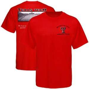  Texas Tech Red Raiders Scarlet Stadium T shirt Sports 