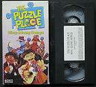 the puzzle place sing along songs vhs video children movie