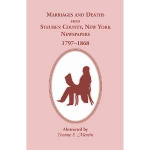  Marriages and Deaths from Steuben County, New York 
