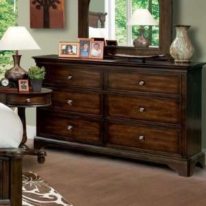  Ty Pennington Dresser with Earth Brown Finish by Howard 