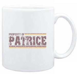 Mug White  Property of Patrice   Vintage  Female Names  