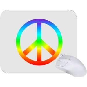  Rikki Knight Rainbow Peace Sign Mouse Pad Mousepad   Ideal 